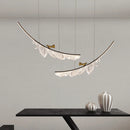 Modern LED chandelier for restaurant table and home decoration