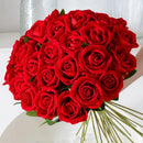 Set of 100 artificial roses for wedding and party decoration