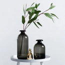 Nordic glass vase for flowers modern interior decoration