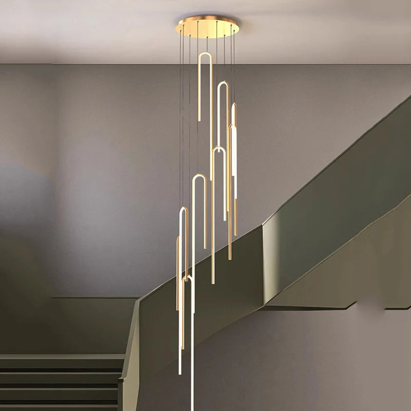 Modern chandelier for home dining room and living space decorative indoor lighting