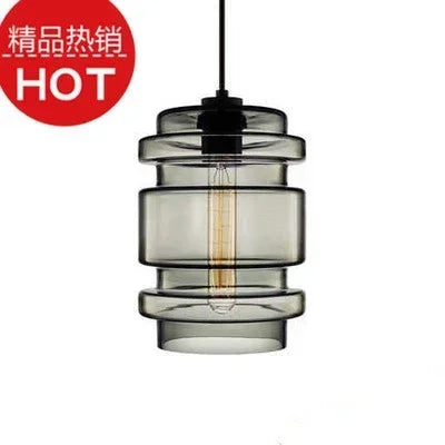 Modern transparent glass pendant chandelier with elegant design - vue 21 sur 28