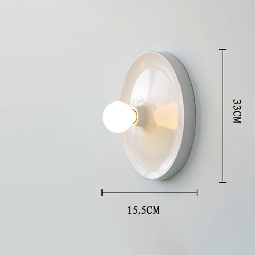 Bauhaus UFO art galvanised LED wall light decoration - vue 13 sur 14