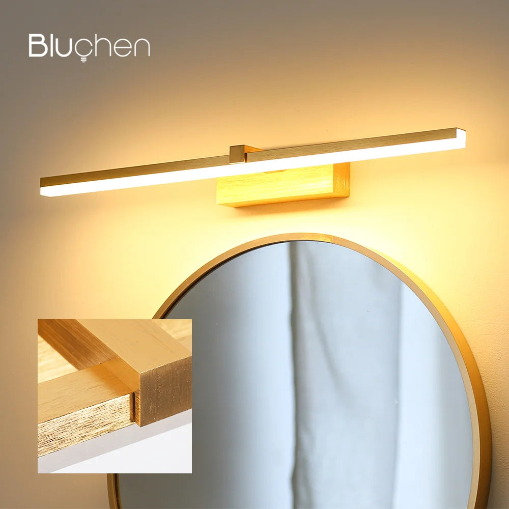 Led wall light for decorative mirror lighting