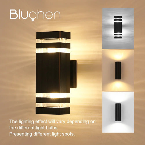 Waterproof outdoor LED wall light for garden and porch - vue 4 sur 7