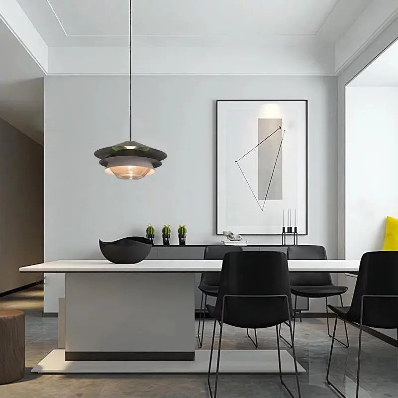 Elegant modern nordic glass chandelier - vue 3 sur 10