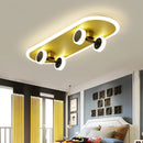 Scooter boy ceiling light decorative lamp for children's room