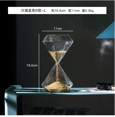 New Creative Personalized Hourglass, Non Timed Home Decoration, Office Decor in Study Room, Premium Christmas Gift Sand Clock - vue 10 sur 9