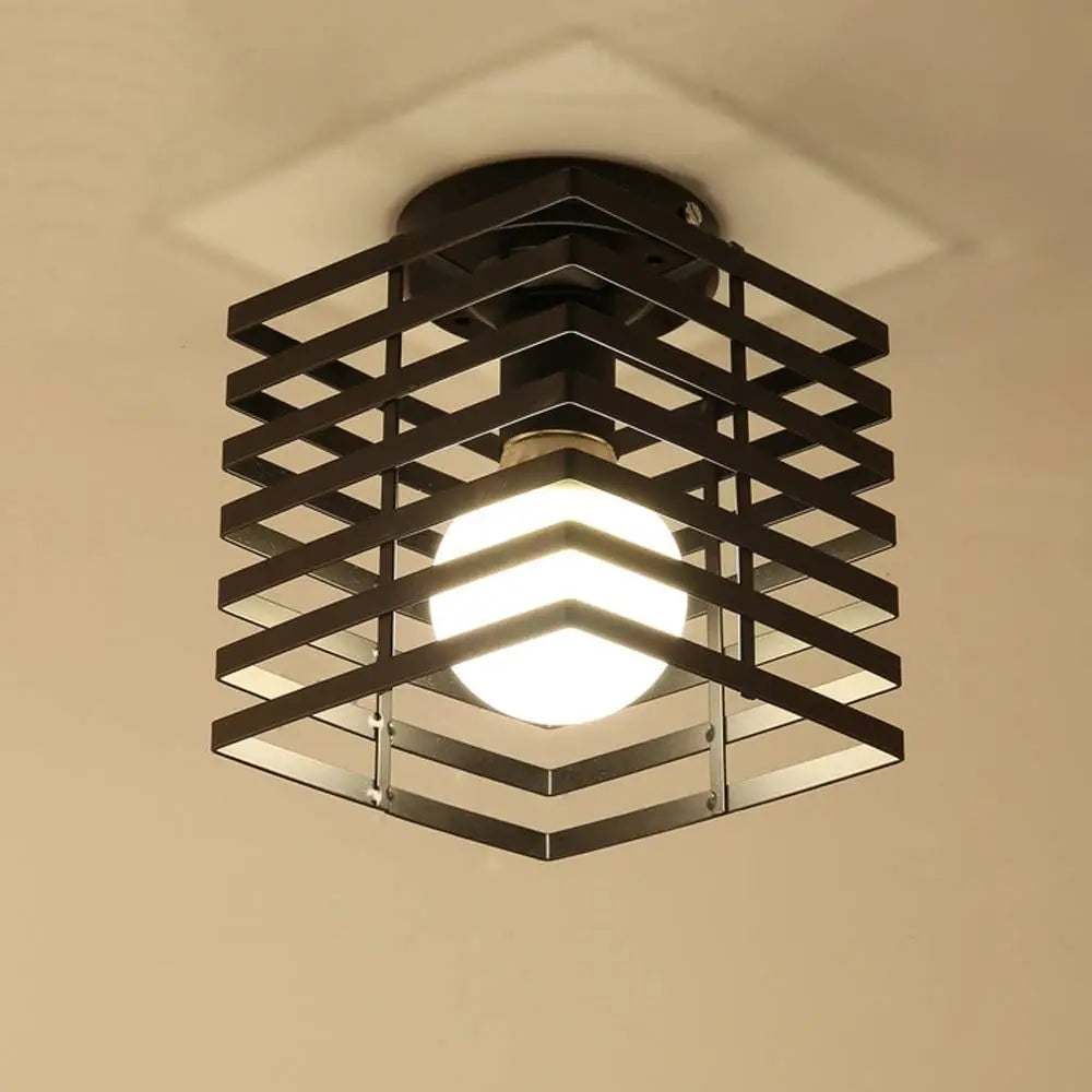 Vintage industrial metal ceiling light for modern interiors
