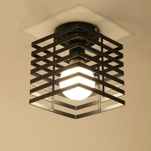 Vintage industrial metal ceiling light for modern interiors