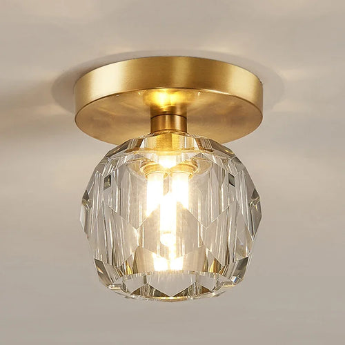 Modern crystal ceiling light for elegant interior decoration