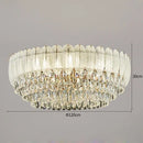 Modern crystal ceiling light for elegant interior décor