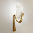 Nordic copper and marble wall light with elegant modern design