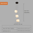 Spanish marble chandelier with minimalist Chinese style for elegant interiors