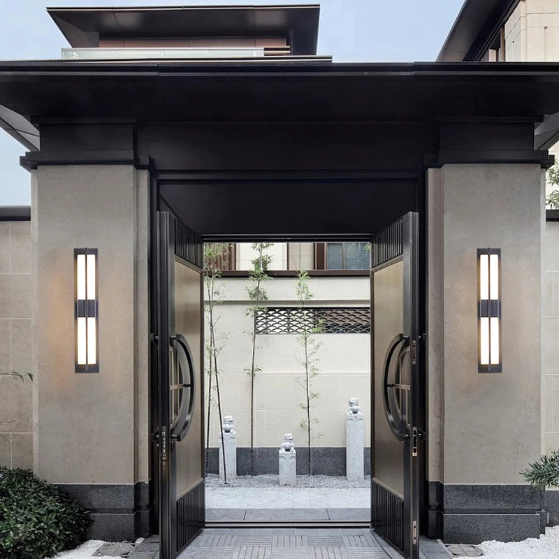Modern waterproof outdoor wall light for decorative lighting - vue 4 sur 8