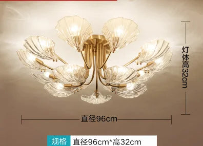 Modern copper chandeliers for elegant indoor lighting - vue 11 sur 10