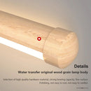 Modern LED wall light with wood grain for interior decor