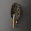 Postmodern copper wall light with LED lights
