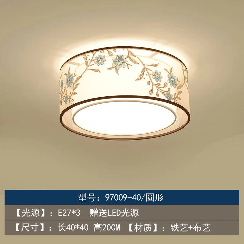 Retro Chinese chandelier for elegant and cosy lighting - vue 16 sur 17