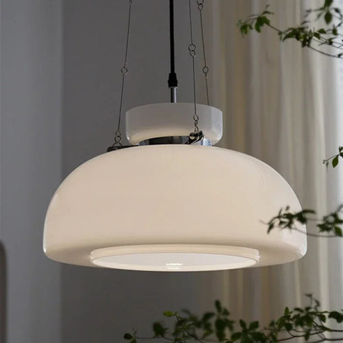 Nordic glass chandelier for modern interior decor - vue 2 sur 7