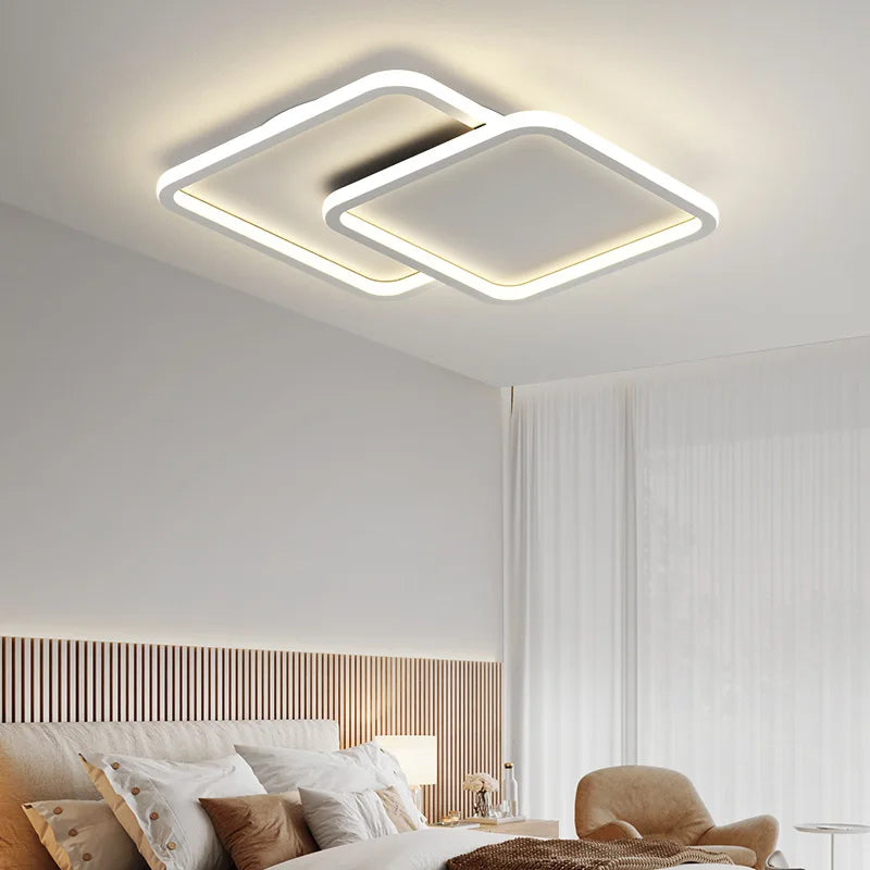 Modern LED ceiling light for elegant interior decor - vue 4 sur 11