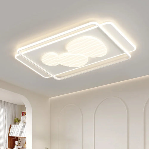 Modern LED ceiling light for indoor decor and elegant lighting - vue 4 sur 11