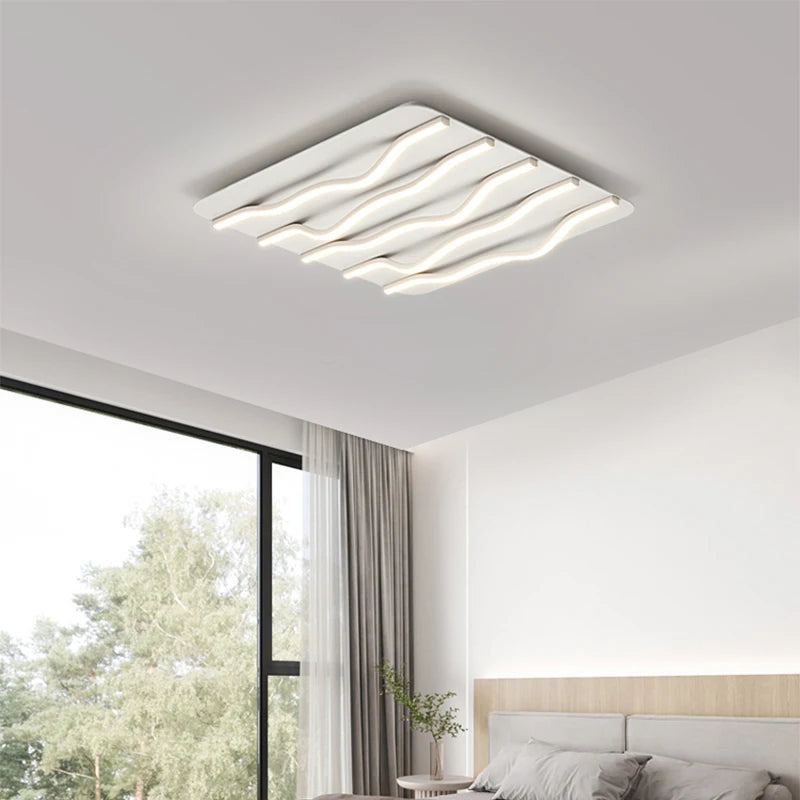 Modern minimalist ceiling light for on-trend interior decor 2024 - vue 3 sur 8