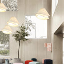 Minimalist fabric LED pendant lamp nordic art design