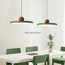 Retro medieval Bauhaus UFO pendant light for restaurant, living room, study, creative LED interior chandelier