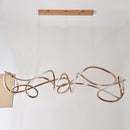 Modern designer chandelier for elegant and refined indoor lighting