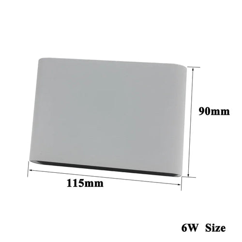 Modern waterproof aluminium wall light for outdoor decoration - vue 4 sur 7