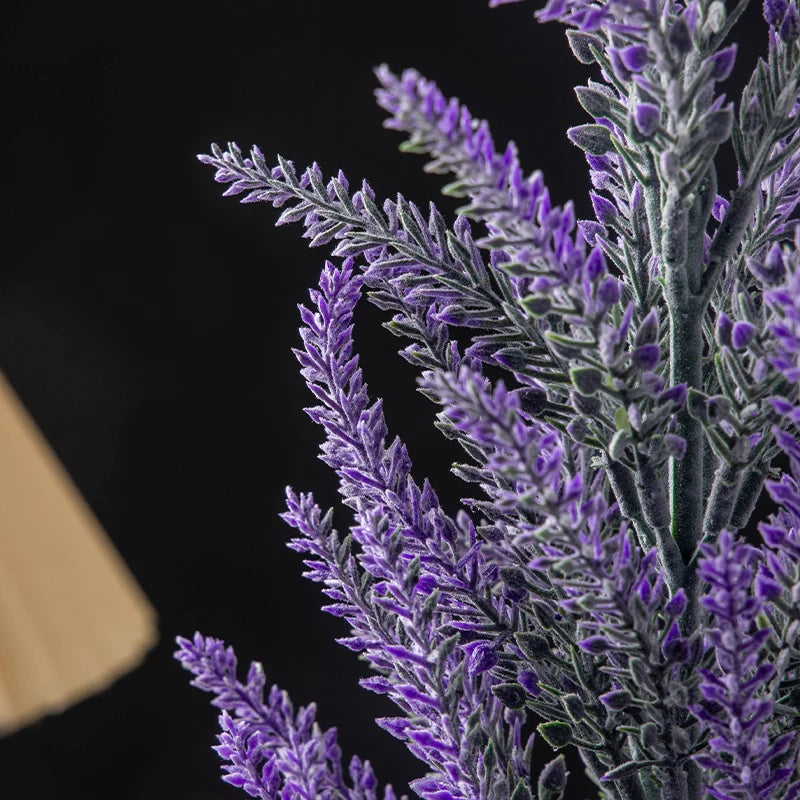 Artificial lavender and wheat bouquet for indoor and outdoor decoration - vue 4 sur 6