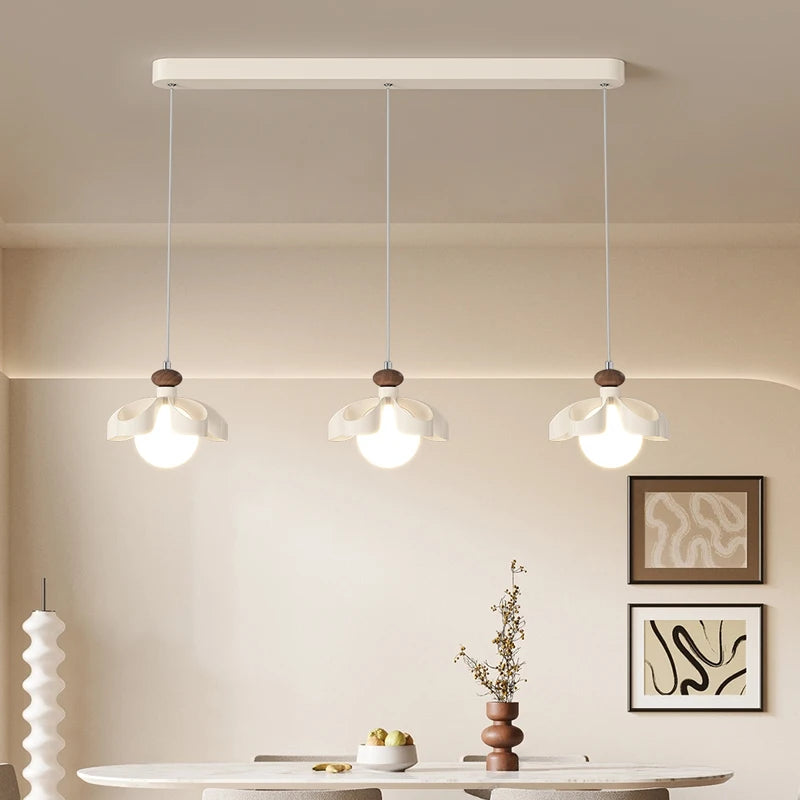 Retro medieval chandelier made of solid wood for indoor and outdoor use