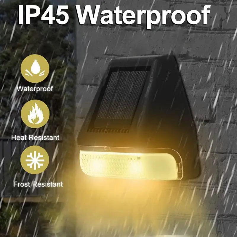 Waterproof solar lamp for outdoor garden, patio and stairs