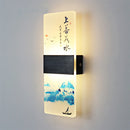Japanese acrylic wall light for modern decor