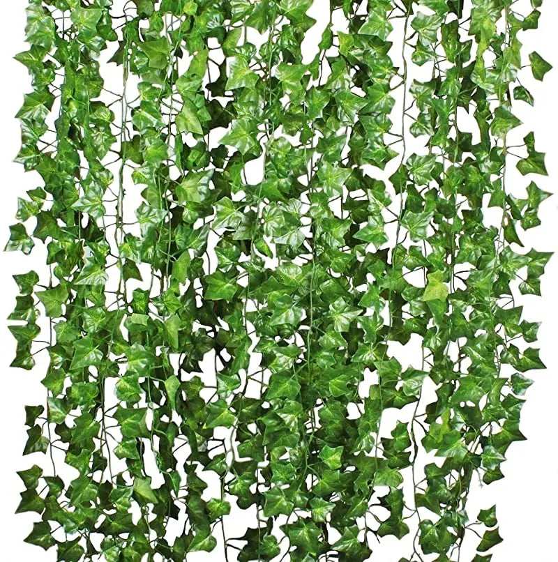 Artificial hanging ivy plant for wall decoration and weddings