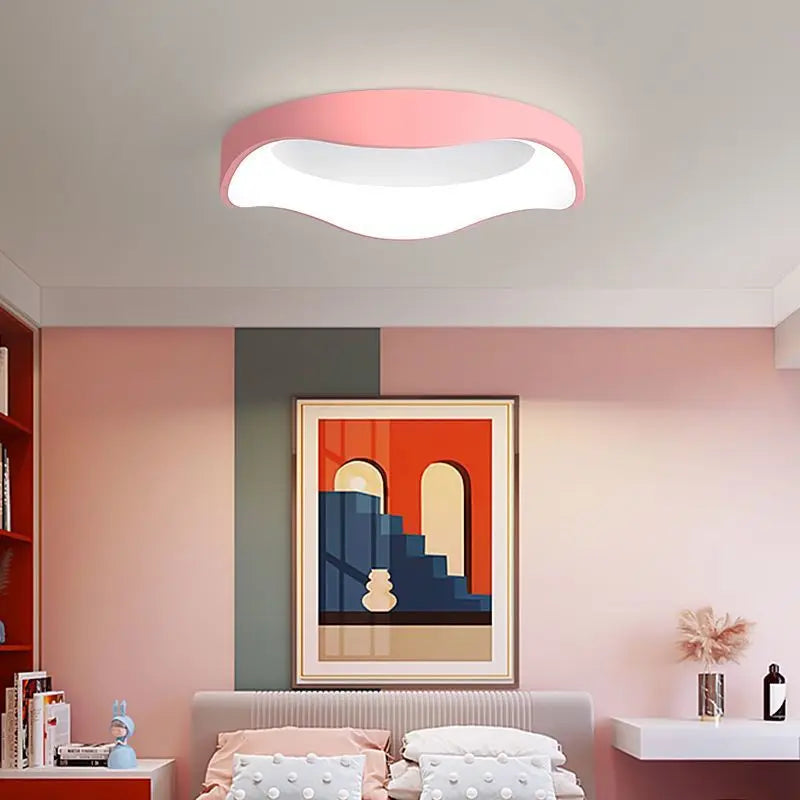 Adjustable modern LED acrylic cloud ceiling light - vue 3 sur 15
