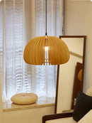 Retro Japanese style wooden chandelier for creative decor