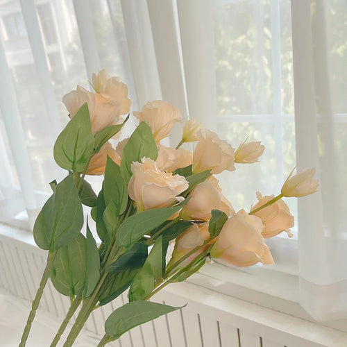 Large artificial silk roses for various decorations - vue 7 sur 10