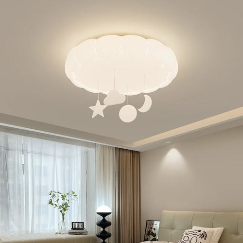 Romantic shell LED ceiling light for boys or girls - vue 6 sur 8
