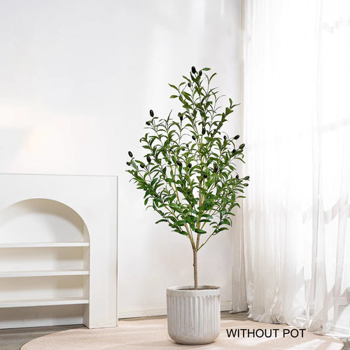 Artificial olive branch for interior decoration and weddings - vue 3 sur 7