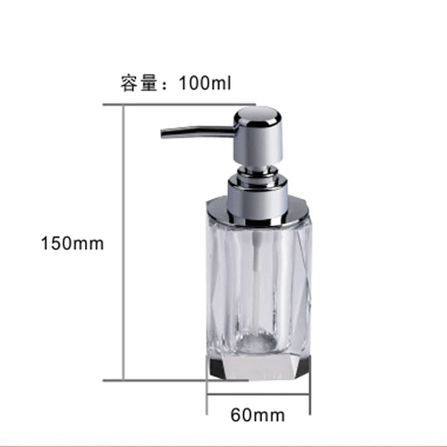 Creative and practical glass soap dispenser for bathroom - vue 13 sur 12