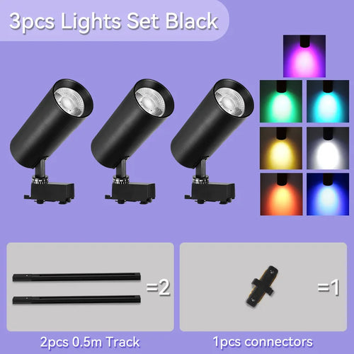 Disco LED spotlight for festive atmosphere and home decoration - vue 10 sur 12