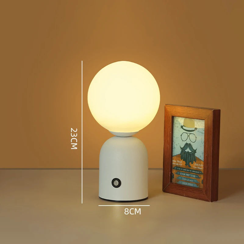 Rechargeable LED desk lamp for indoor decorative lighting - vue 10 sur 10