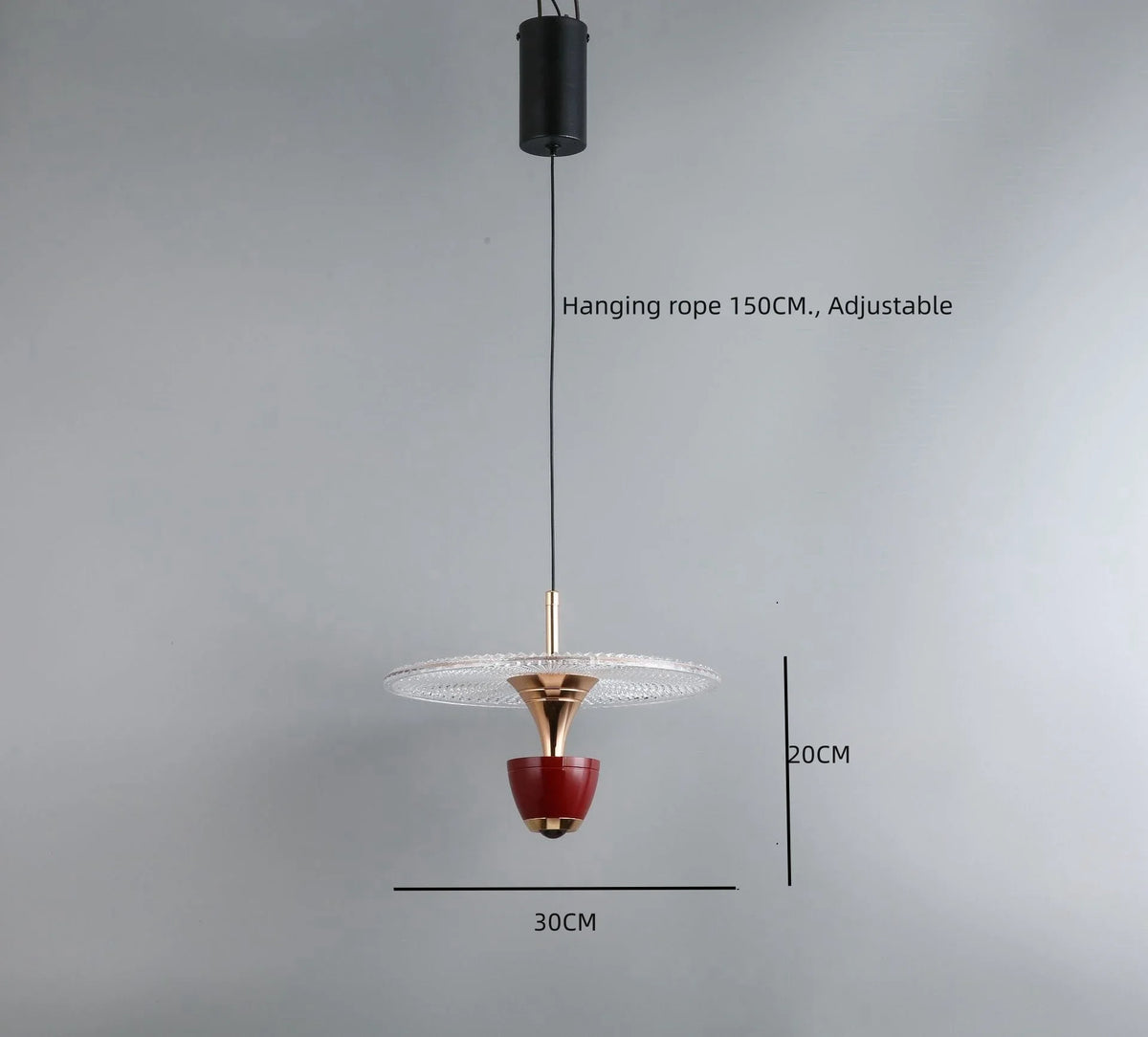 Modern minimalist pendant light for stylish interior decoration - vue 10 sur 10
