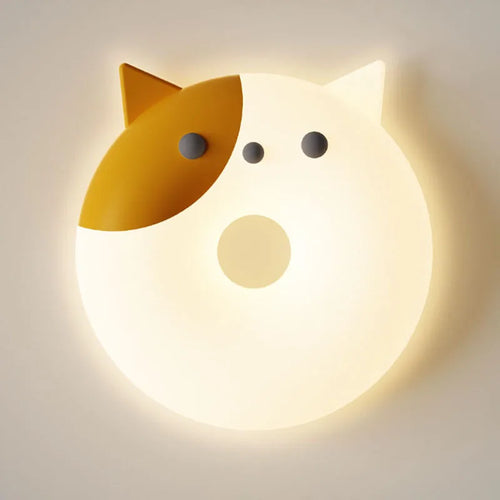 Cute cat LED ceiling light for children's room prince and princess - vue 7 sur 13
