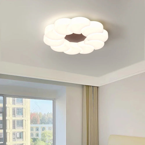 Modern crystal LED ceiling light for elegant interiors - vue 2 sur 9