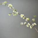 Artificial flower table decoration with snow willow