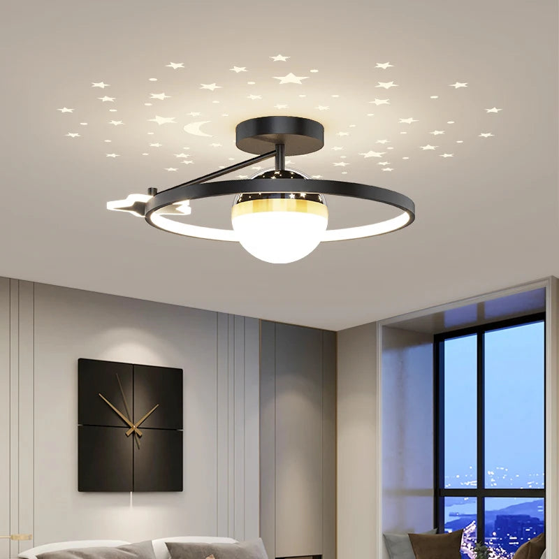 Modern bright ceiling light for a warm indoor atmosphere