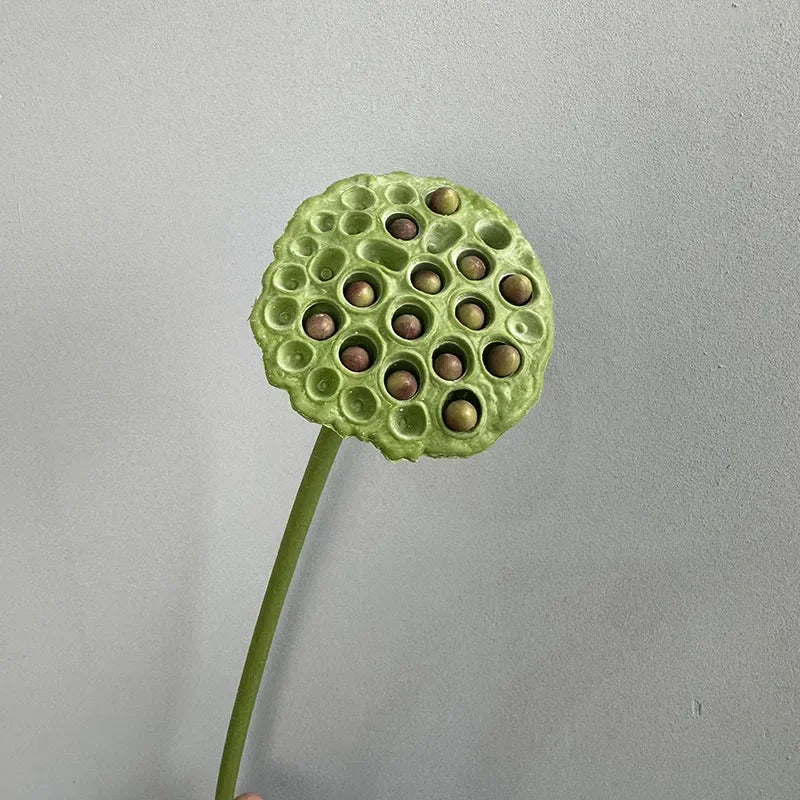 Artificial lotus plant real touch floral decoration for interiors