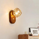 Vintage ice cube wall light with on/off switch and background lighting